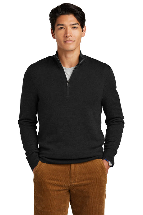 Brooks Brothers ® Washable Merino Birdseye 1/4-Zip Sweater BB18412