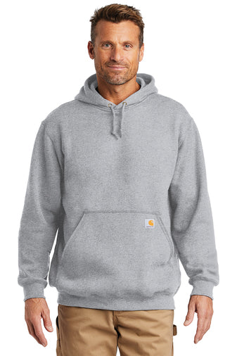 carhartt midweight hooded sweatshirt heather grey