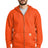 carhartt midweight hooded zip front sweatshirt brite orange