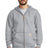 carhartt midweight hooded zip front sweatshirt heather grey