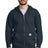carhartt midweight hooded zip front sweatshirt new navy