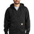 carhartt rain defender paxton heavyweight hooded zip front sweatshirt black