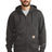 carhartt rain defender paxton heavyweight hooded zip front sweatshirt carbon heather