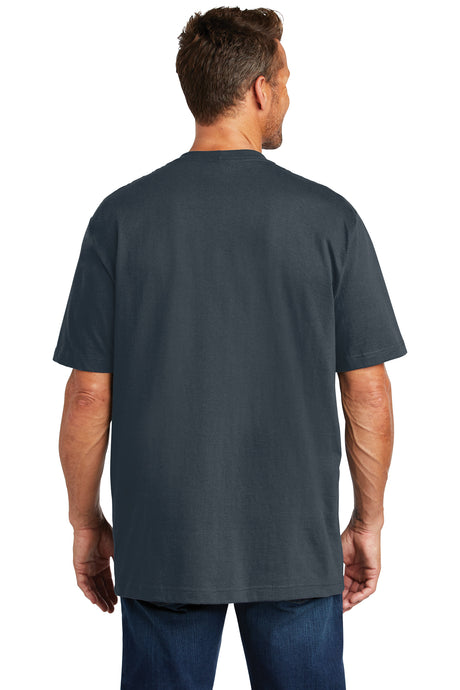 carhartt tall workwear pocket short sleeve t shirt bluestone