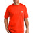 carhartt workwear pocket short sleeve t shirt brite orange
