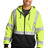 ansi 107 class 3 heavy duty fleece full zip hoodie safety yellow