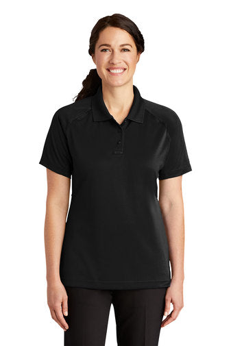 ladies select snag proof tactical polo black