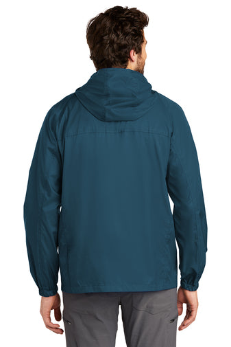 eddie bauer packable wind jacket eb500 adriatic blue