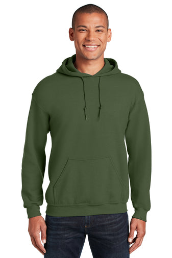 heavy blend hooded sweatshirt military green