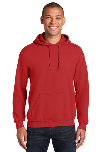 heavy blend hooded sweatshirt red