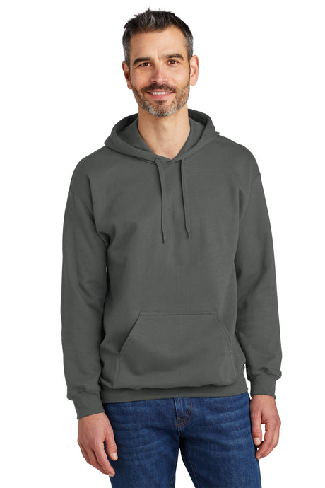 softstyle pullover hooded sweatshirt charcoal