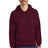 softstyle pullover hooded sweatshirt maroon