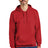 softstyle pullover hooded sweatshirt red