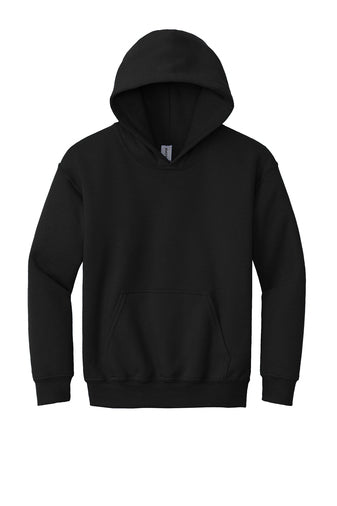 youth heavy blend hooded sweatshirt black
