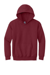 youth heavy blend hooded sweatshirt cardinal red