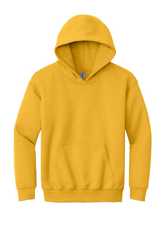 youth heavy blend hooded sweatshirt gold
