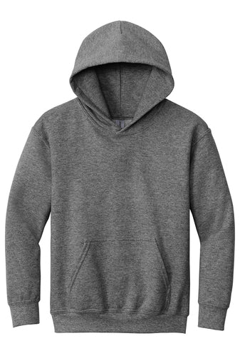 youth heavy blend hooded sweatshirt graphite heather