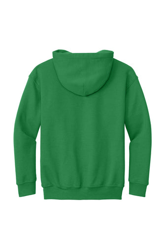youth heavy blend hooded sweatshirt irish green