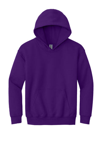 youth heavy blend hooded sweatshirt purple