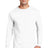 beefy t 100 cotton long sleeve t shirt white