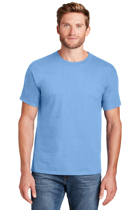 beefy t 100 cotton t shirt carolina blue