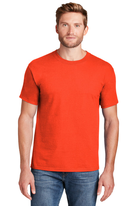 beefy t 100 cotton t shirt orange