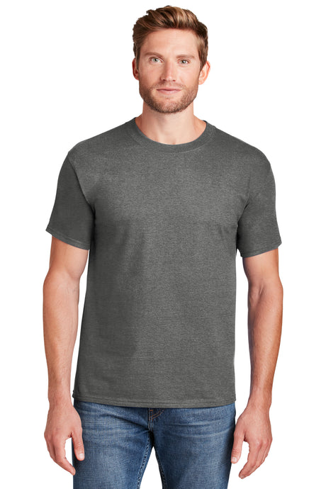 beefy t 100 cotton t shirt oxford gray