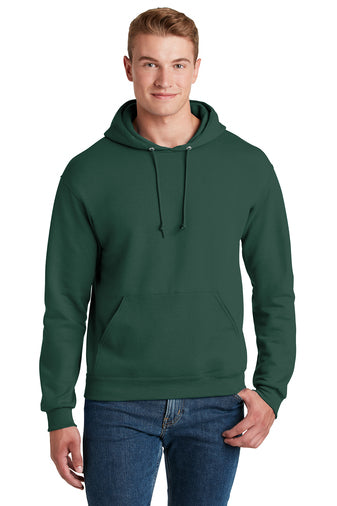 nublend pullover hooded sweatshirt forest green