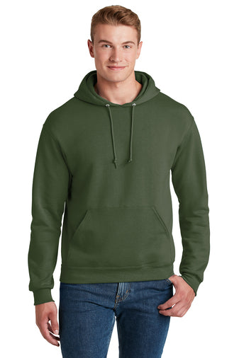 nublend pullover hooded sweatshirt military green