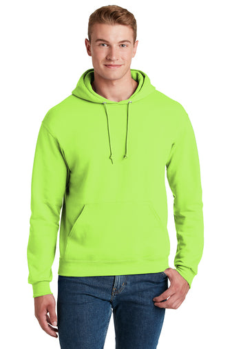 nublend pullover hooded sweatshirt neon green