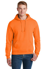 nublend pullover hooded sweatshirt safety orange