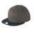 cap flat bill hat snapback charcoal deep navy