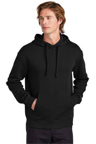 heritage fleece pullover hoodie black
