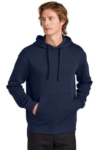 heritage fleece pullover hoodie true navy