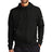 fleece sleeve swoosh full zip hoodie black