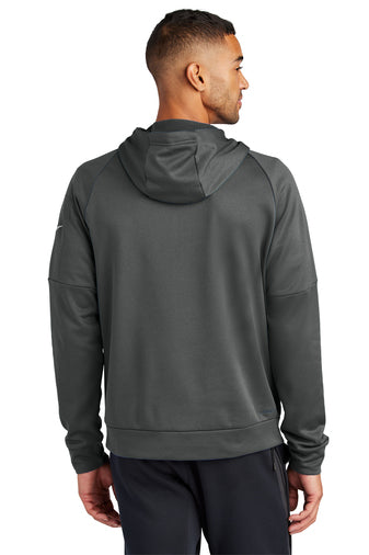 therma fit pocket 14 zip fleece hoodie anthracite