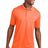 core blend jersey knit pocket polo safety orange