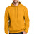 essential fleece pullover hooded sweatshirt gold
