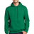 essential fleece pullover hooded sweatshirt kelly green