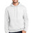 essential fleece pullover hooded sweatshirt white