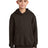 youth core fleece pullover hooded sweatshirt dark chocolate brown