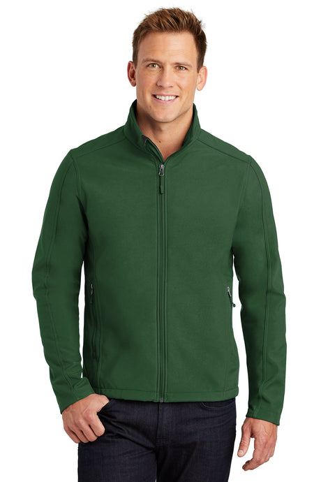 core soft shell jacket forest green