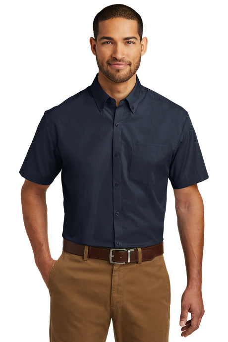 Port Authority® Short Sleeve Carefree Poplin Shirt W101