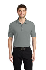 silk touch polo cool grey