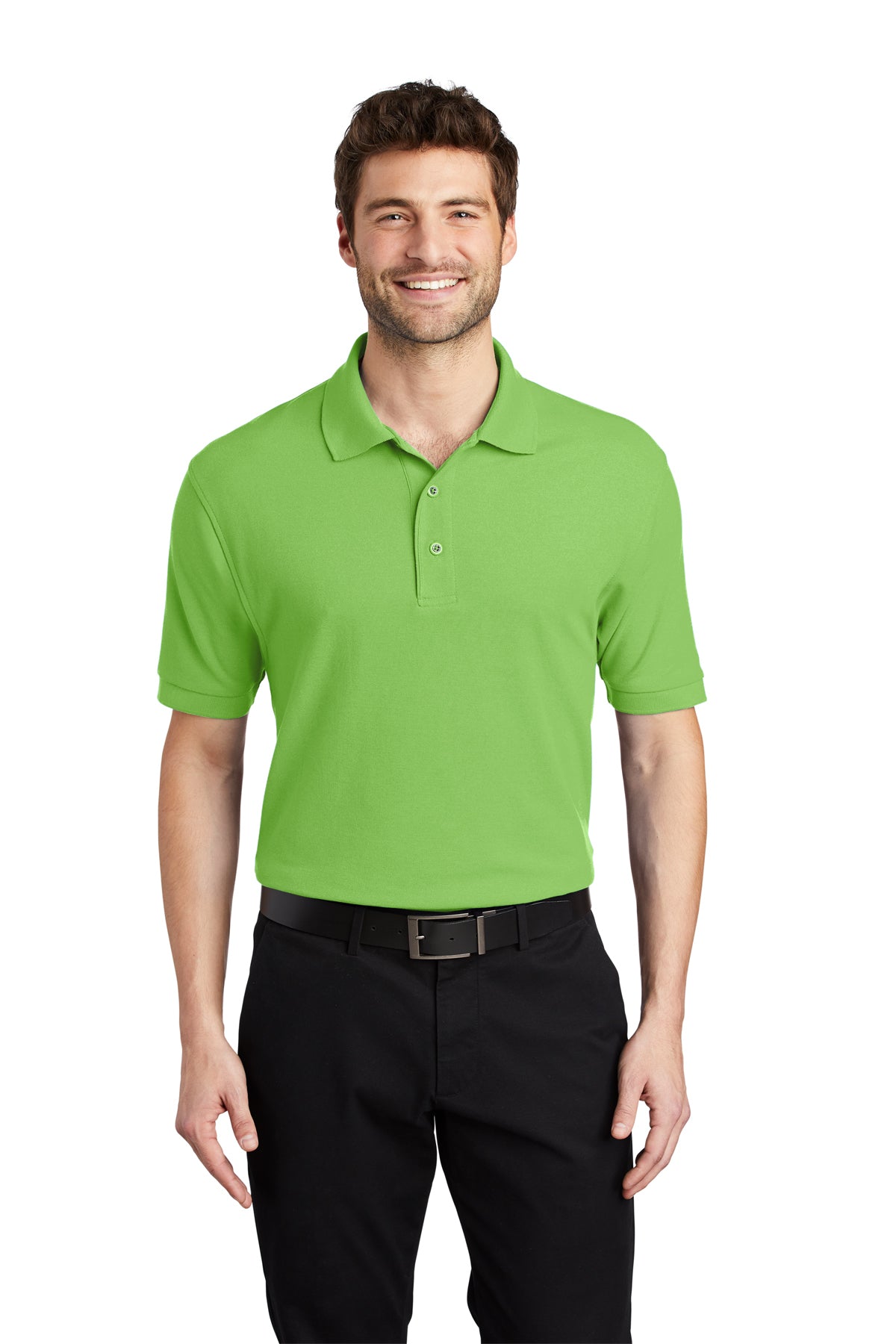 silk touch polo bright lime