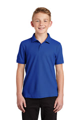 youth core classic pique polo true royal