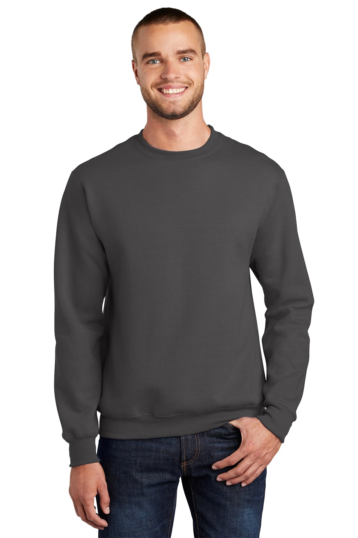 Port & Company® Tall Essential Fleece Crewneck Sweatshirt PC90T