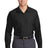 long size long sleeve industrial work shirt black