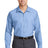 long size long sleeve industrial work shirt light blue