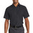 short sleeve solid ripstop shirt black